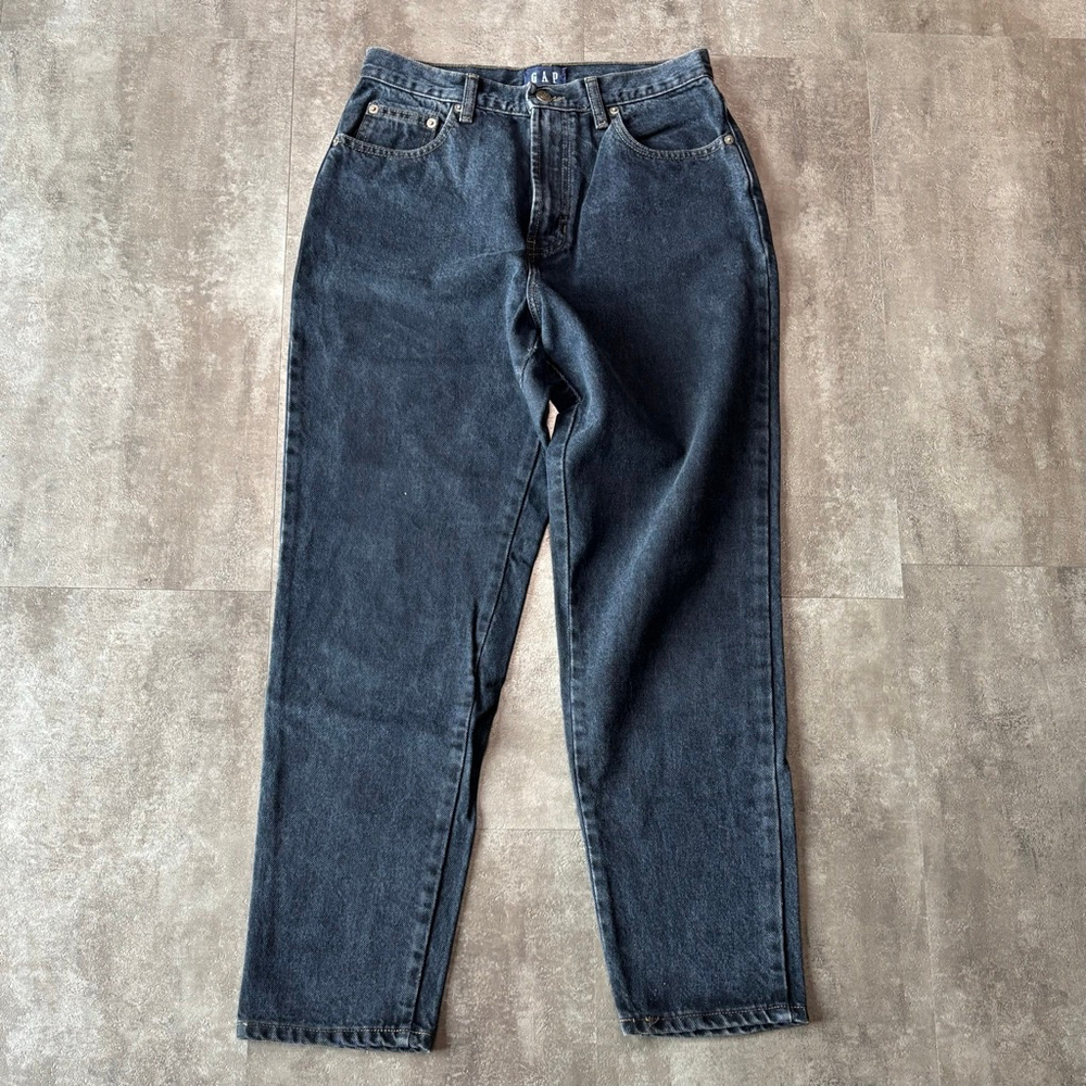 Vintage GAP Jeans Womens Size 10 Ankle Made in USA Dark Blue